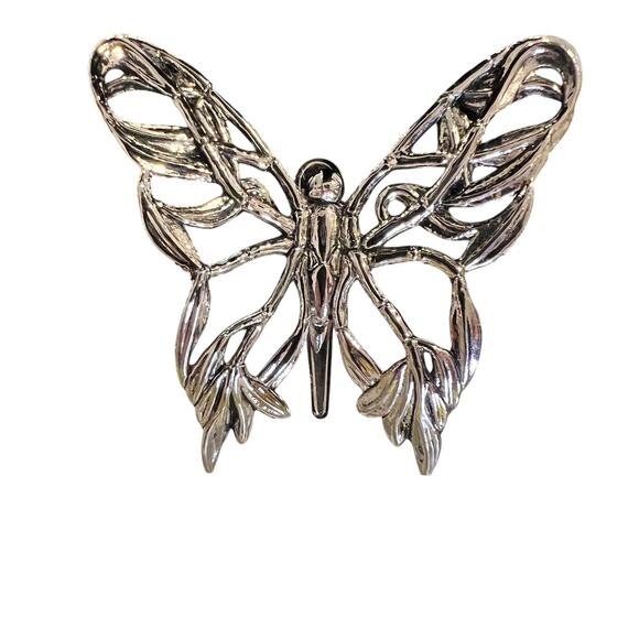 Vintage Silver John Hardy Butterfly Scarf Clip